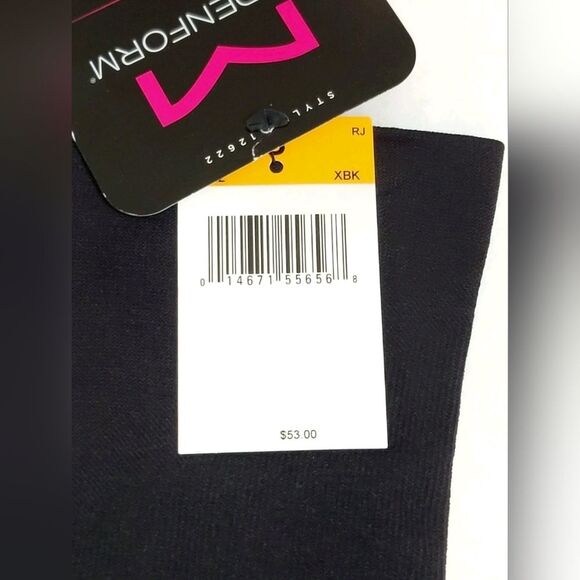 Maidenform Cool Comfort Firm Hi Waist Thigh Slimmer Shapewear 12622 Black NWT - Picture 6 of 16